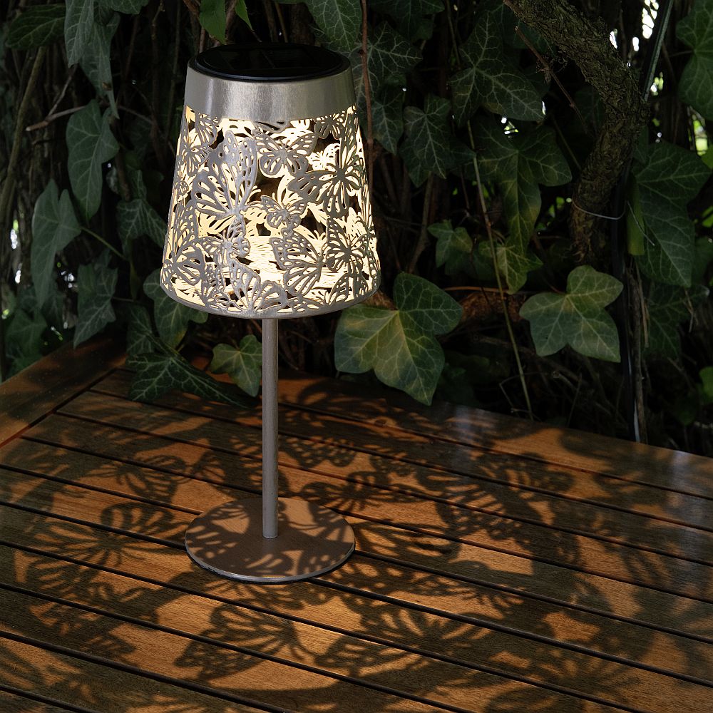 Solar-Tischlampe Farfalla